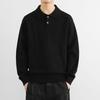 ROMON Men's Retro Lapel Pullover Sweater