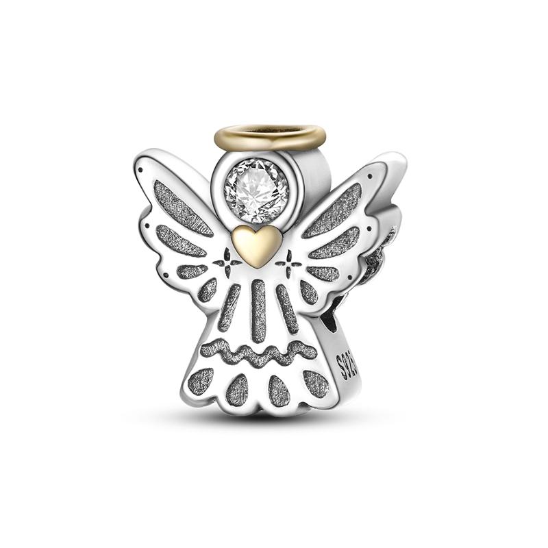 Original 925 Sterling Silver Zircon Charms Bead Dog Cat Love Heart Bead Fit Original Bracelet For Women DIY Jewelry Gift