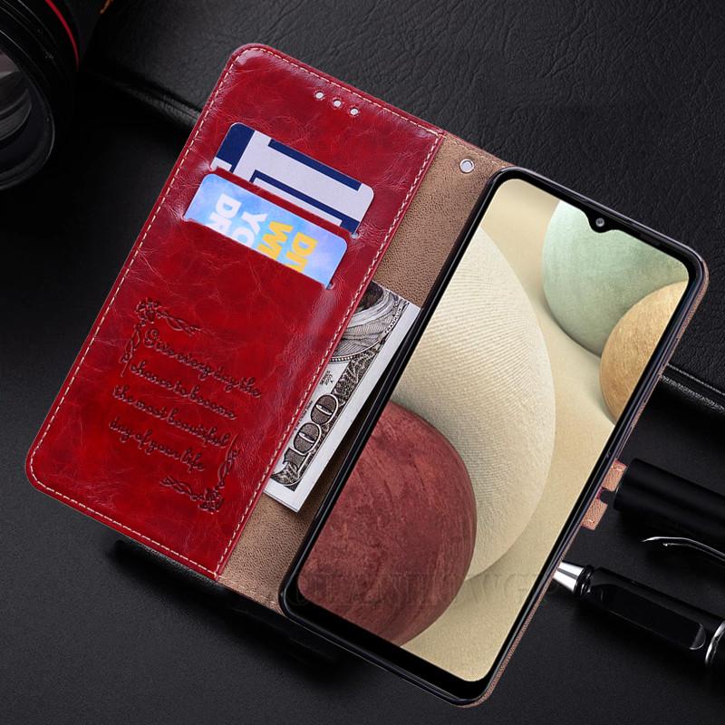 A12 5g Case Leather Magnetic Flip Wallet Cover For Samsung Galaxy A12 Sma125 Sma125m Sma125n A 12 Fundas Soft Silicine Phone Bags Case 65inch