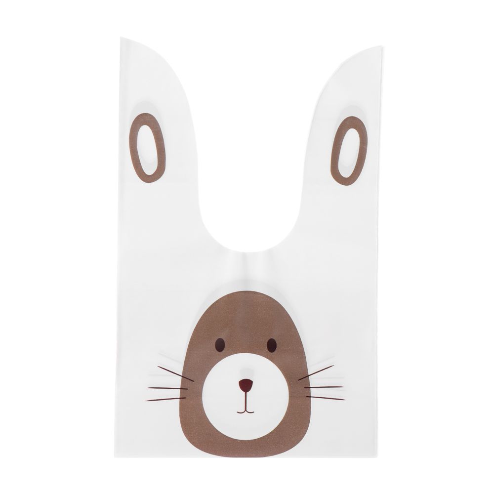 Украшение Праздничные принадлежности Карман для хранения Упаковка для печенья Пасхальный кролик Конфетный пакет Пакеты для печенья с кроликом