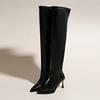 Shoes Woman 2024 Trend Soft Leather High Quality Women Over The Knee Boots Super Thin High Heel Sexy Ladies
