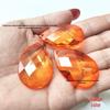 Граненые прозрачные акриловые бусины в форме капли воды 25x38 мм для DIY штор и аксессуаров для освещения