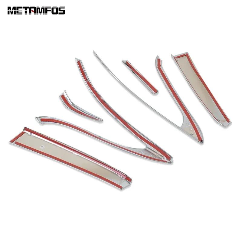 Rear Light Lamp Cover Trim For Toyota Prius Hatchback     Chrome Taillamp Frame Sticker Accessories Car Styling