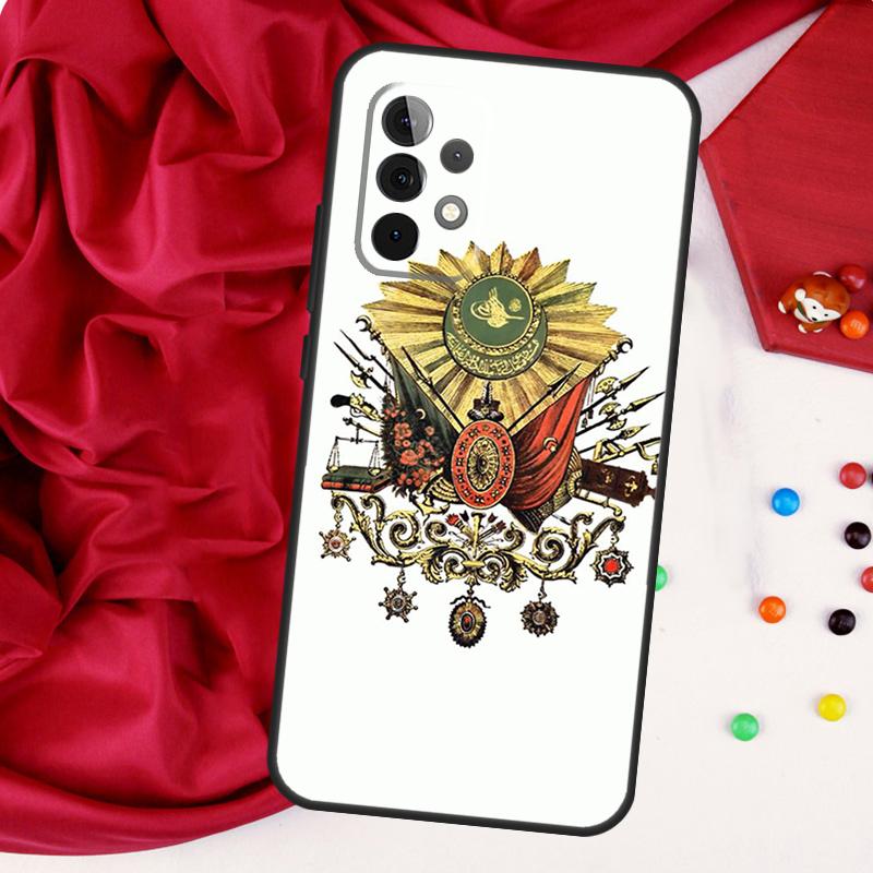 Герб Османской империи для Samsung Galaxy A26 A05 A06 A16 A54 A34 A14 A22 A32 A52 A55 A35 A15 A53 A13 A56 A36 Чехол