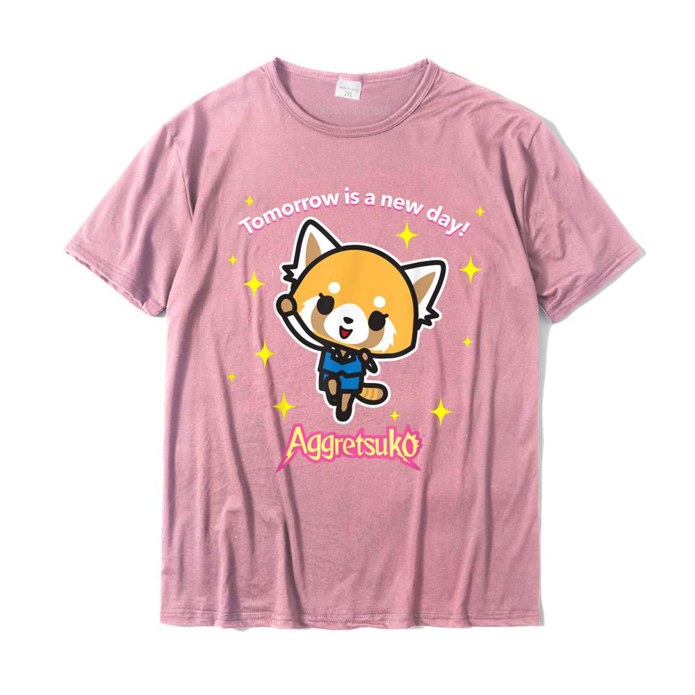 Aggretsuko Tomorrow Is Day Tee Shirt Geek T Shirts Special Cotton Unisexs Tops Shirts Summer Plus Size