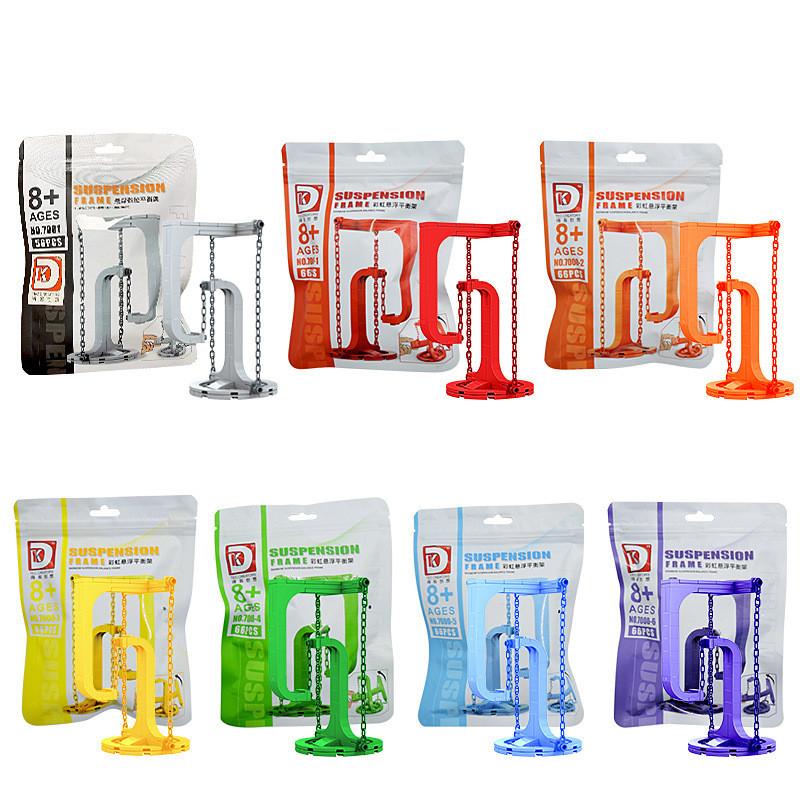 Оптовая продажа Креативная Рама Баланса Натяжения Подвесное Искусство Антигравитация Растягивающиеся Строительные Блоки Вставка Сделай Сам Игрушки