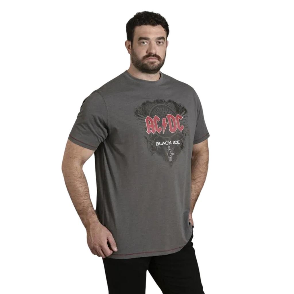Duke Mens D555 Clydebank Black Ice AC/DC Kingsize T-Shirt