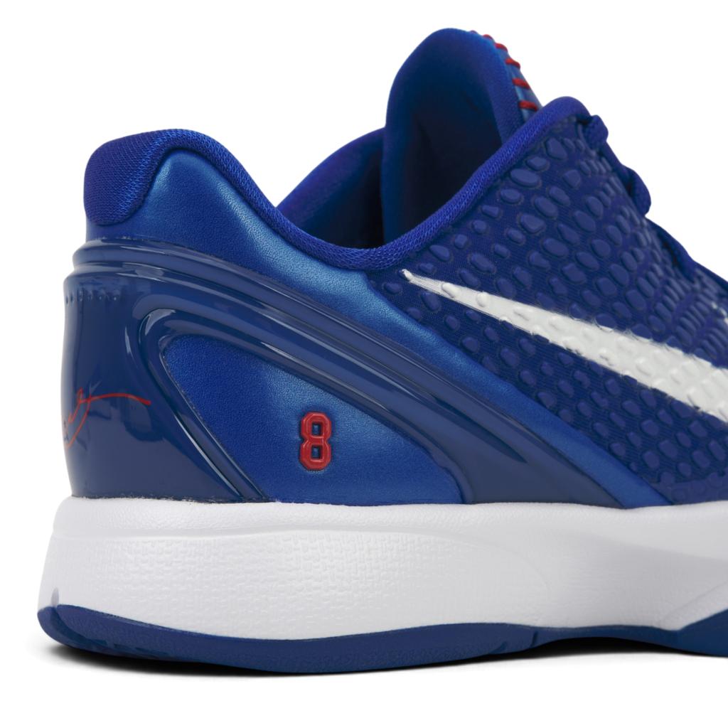 Nike Кроссовки Zoom Kobe 6 GS Dodgers Детские Синие Игровой-Королевский Белый FV9676-400