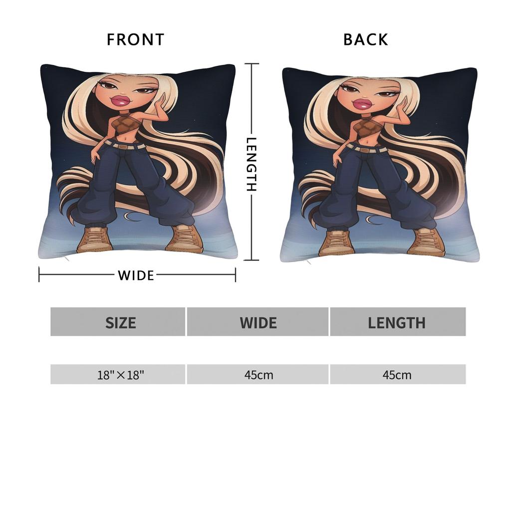 Lolas Indigos Tour Pillow Cover Kawaii Pillow Case For Chair Home Decoration Cushion Cover Polyester Custom Pillowcases