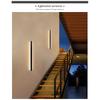 LED Lighting Wall Lamp IP65 Garden AC Long Wall Light Outdoor Waterproof Modern Long Strip 85-256v OutdoorDecoration