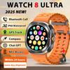2025 Новые Умные Часы Watch8 Ultra Классические NFC Мониторинг Здоровья Bluetooth Звонки 3ATM Водонепроницаемые HD Умные Часы Для IOS Android
