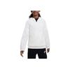 Nike Solid Color Pocket Half-Zip Hooded Sweatshirt Kids Tops White DX5700-133
