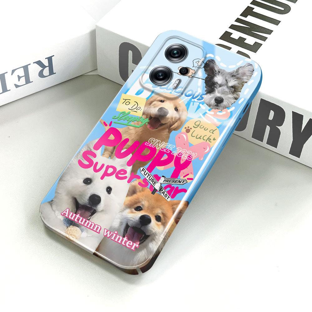 Универсальный пленочный чехол для телефона с мультяшным рисунком, твердый корпус, полное покрытие, противоударный защитный чехол для камеры