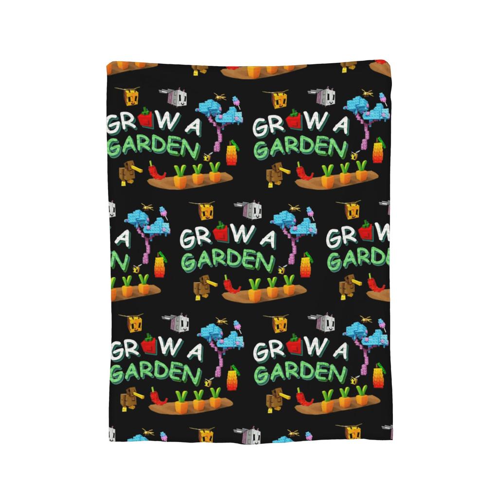 Grow A Garden Game Blanket Flannel Spring Autumn Portable Lightweight Throw Blankets for Sofa Travel Bedding Throws