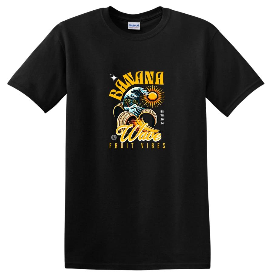 Banana Wave Surfing Ocean Graphic T Shirt Summer Vibes Tee for Beach Lovers