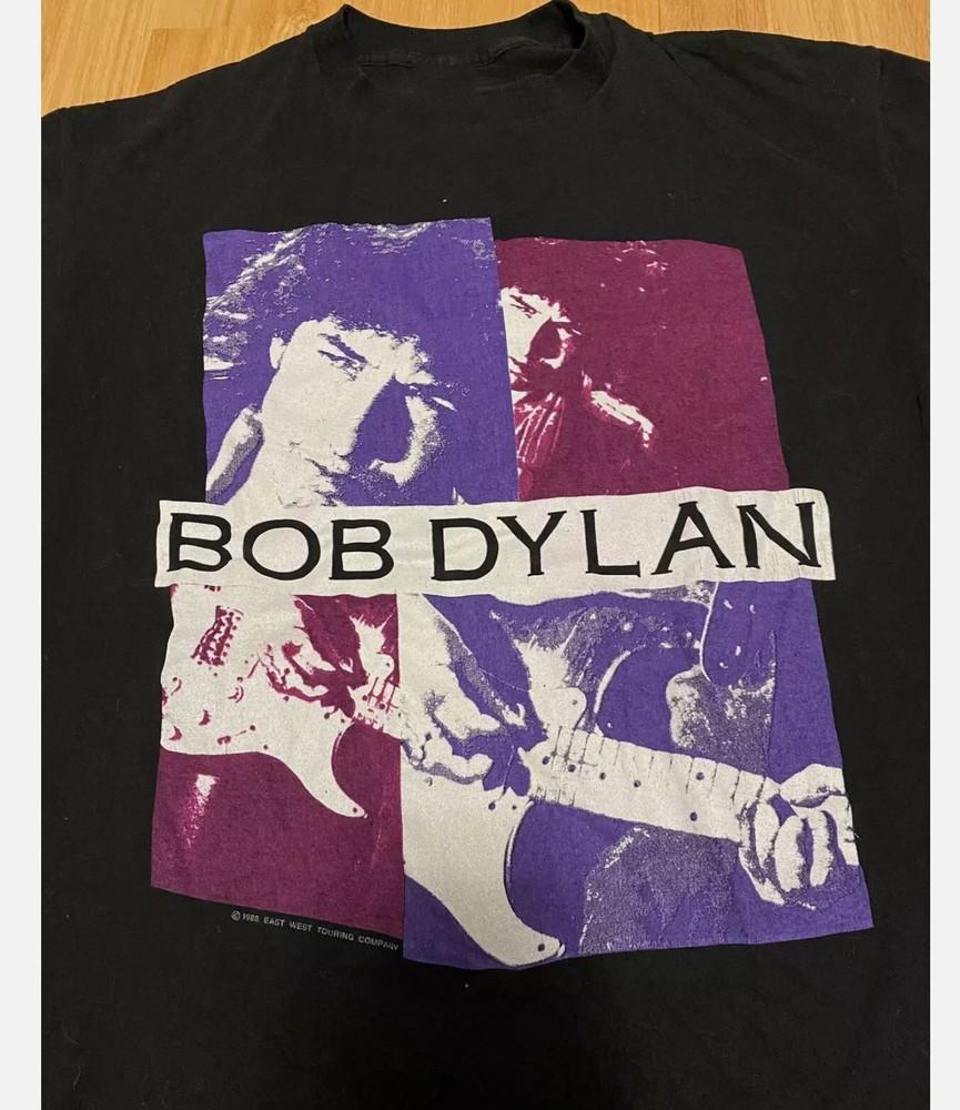 Винтажная футболка Bob dylan _88 Never Ending Tour Хлопок Унисекс Футболка S5XL Унисекс Футболка