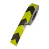5cm*25m Arrow Reflective Safety Tape Fluorescent-Yellow-Black Reflectors Sticker Waterproof Outdoor Conspicuity Film For Vehicle