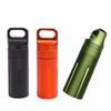 Survival Medicine Case Emergency Keychain Capsule Seal Tank Container First-Aid Canister Pill Box