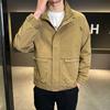 Factory Direct Sales Original Quality Men'S Versatile Casual Jacket Thin Simple Stand-Up Collar Jacket Trendy Brand Contrasting Color Korean Version