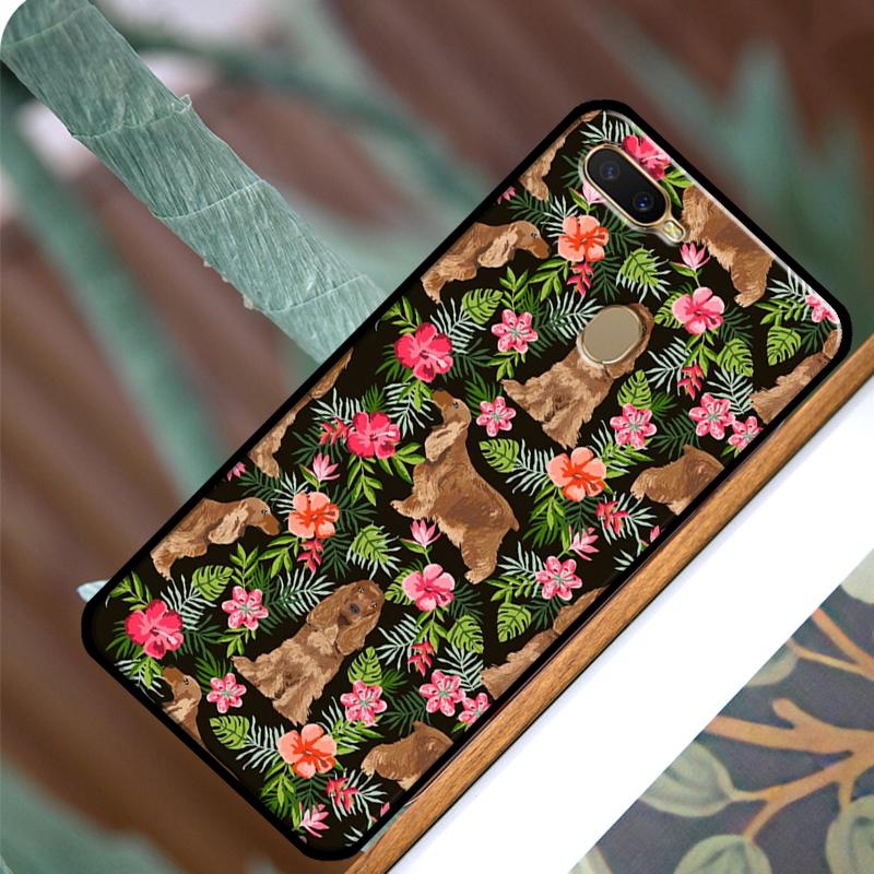 Чехол для телефона с собакой породы английский кокер-спаниель для OPPO A83 A91 A93 A1K A15 A3S A54 A74 A94 A5 A9 A31 A53 A52 A72 A53S Задняя крышка