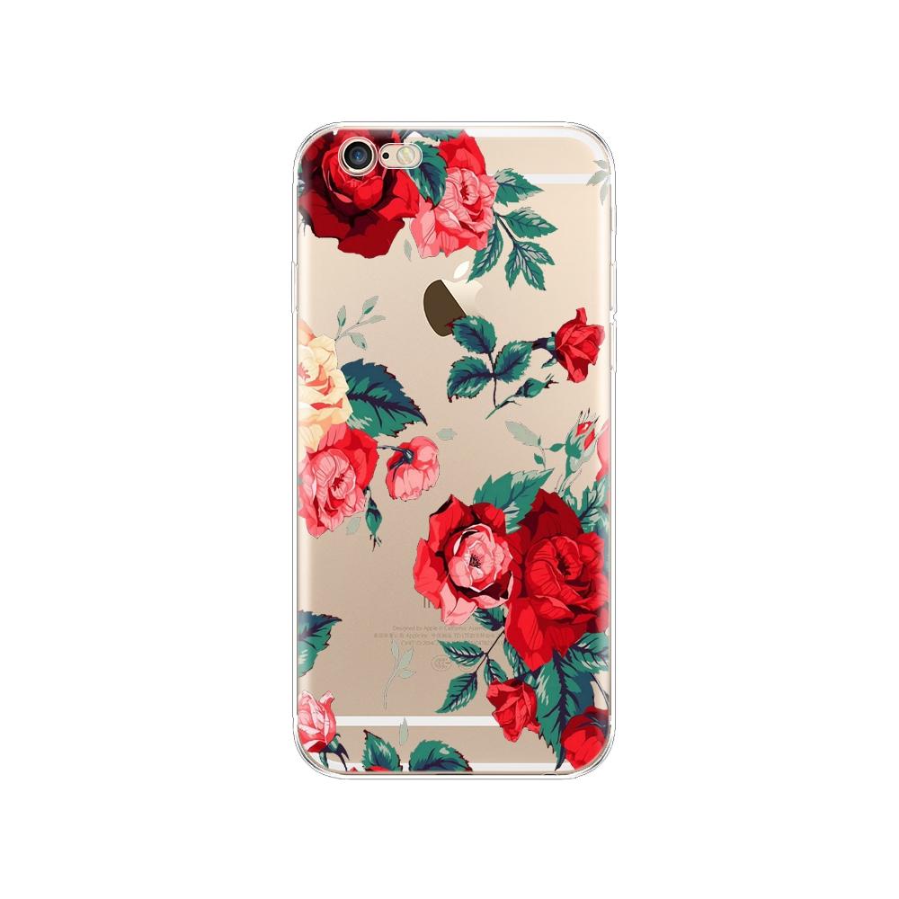 Чехол для Iphone 5S 5 S Se 4 4s, мягкий чехол из ТПУ для телефона, чехол для Apple iPhone 6s 6 S Plus, полный защитный чехол на 360°