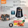 European-Standard Household Electric Meat Grinder with Glass Viewing Window, Garlic Press, and Meat Mincer, 3L