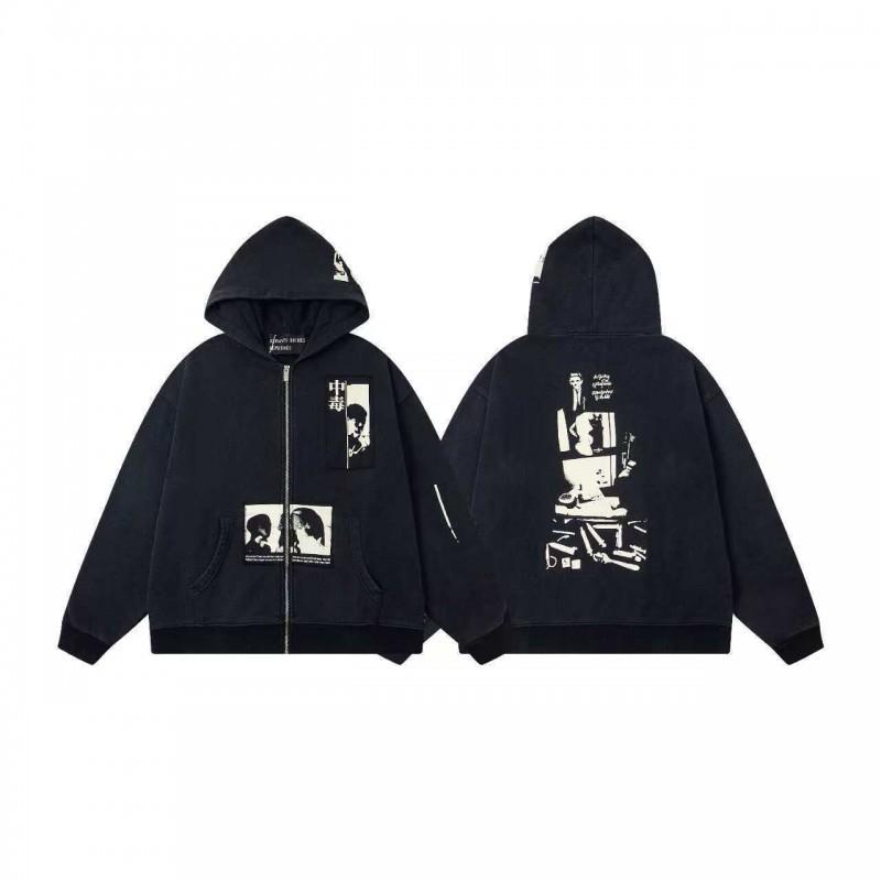2025 Unisex Oversized Hooded Sweatshirt With Vintage Character Print Loose Fit Streetwear Casual Top