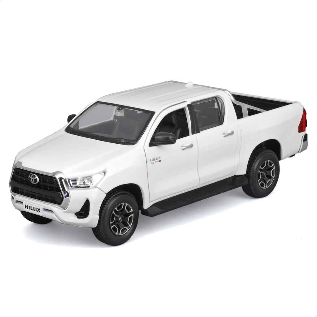 Maisto Масштаб Toyota Hilux Белый Литой Модель Готовая 32920 WT 1/27 / Автомобиль, Продукт,