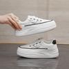 2025 Summer New Korean Ins Breathable Little White Shoes Hollow Casual Board Shoes Thick-soled Versatile Muffin Shoes YB7306