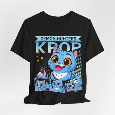 Футболка K-Pop Demon Hunters, Топы, Детская футболка с графикой аниме