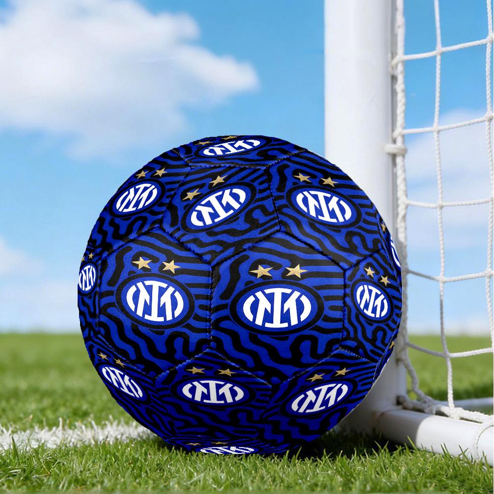 Mi-lan FC Emblem Printed Size 5 Soccer Balls, High-Quality, Anti-Slip, Protective Football, A Unique Gift , Birthdays, Christmas Gifts