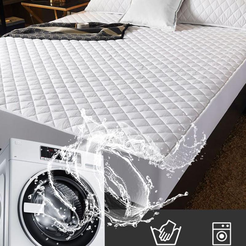 Хлопковый наматрасник, универсальный толстый стеганый защитный чехол для матраса, чехол для матраса Simmons, нескользящий пылезащитный чехол