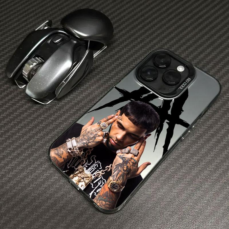 Модный Чехол Для Телефона С Изображением Горячего Рэпера Anuel AA Для iPhone 17 Air 16e 15 14 13 12 11 Pro Max Plus Mini SE Противоударный Матовый Задний Чехол