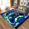 3D 80s Gamer Controller Area Rug Large,Carpet Rug for Living Room Bedroom Kitchen Decoration, Carpets for Bed Room Mat  Home