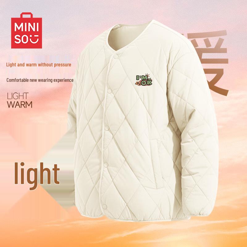 MINISO Мужская ретро повседневная утепленная зимняя куртка