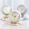 1PC Retro Alarm Clock Digital Quartz Clock Home Decorations Portable Compact Silent Clock Metal Stand Desktop Decor New