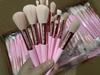 Custom Logo Premium Synthetic Eyelash Makeup Brush Set