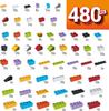 MEGA BLOKS Wonder Builders 480 Pieces [4 Years Old and Up] GJD23
