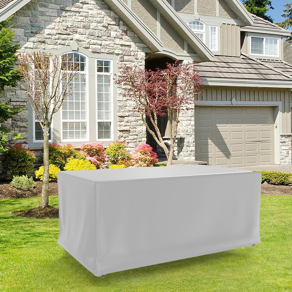 Garden Furniture Cover, Heavy-duty Rectangular Patio Furniture Cover, 210D Oxford UV Windproof Garden Table Cover
