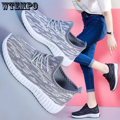 Женские дышащие кроссовки, повседневная обувь из сетки, легкая обувь на мягкой подошве, нескользящие спортивные прогулочные кроссовки