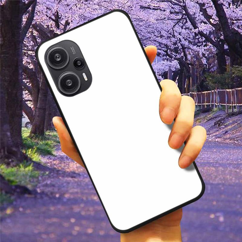 Для Xiaomi Poco F5 5G / F5Pro Чехол Закаленное Стекло Озеро Луна Жесткая Защитная Крышка для POCO F5 Pro Capas Funda на PocoF5 Роскошный Coque