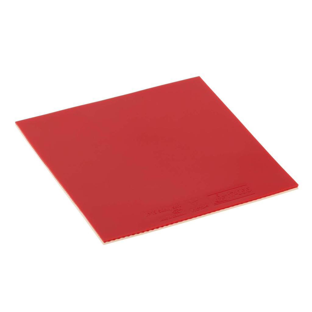 Victas Table Tennis Rubber Sticky Slightly High Energy V>15 Soft, Adhesive, Tension, Red, 2.0 (Product Code 200130)
