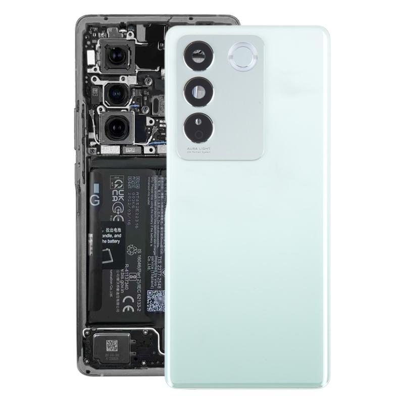 Задняя крышка аккумулятора с крышкой объектива камеры для vivo V27/V27 Pro
