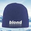 White D effect blond black background Knitted Hat Unisex Women Unisex Beanie Pullover Cap Winter Thermal Warm Christmas Outdoor Cy