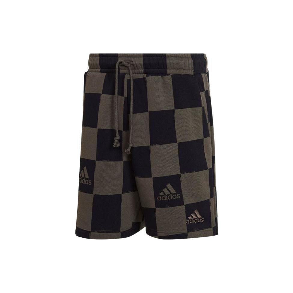 adidas Повседневные шорты унисекс коричневые черные HU0299