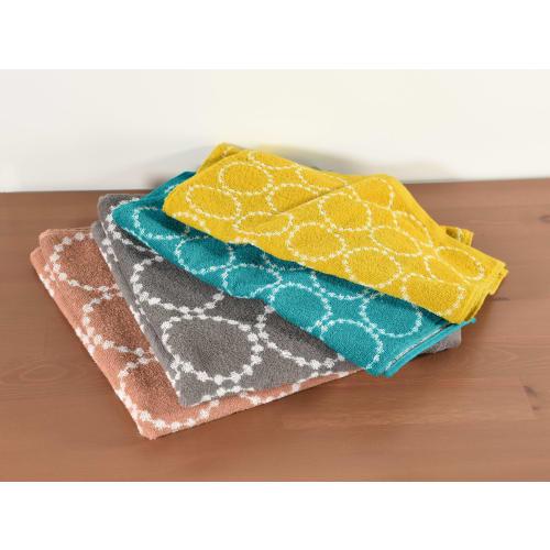 [Эксклюзив для .co.jp] Kosugizen Ежедневное полотенце для лица, Ихана в скандинавском стиле, 4 цвета (По 1 штуке каждого), 34 x 80 см, Идеальный объем для повседневного использования, Se