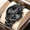 LIGE Men Watch Top Brand Luxury Sports Quartz Mens Watches Steel Waterproof Chronograph Wristwatch Men Relogio Masculino+Box