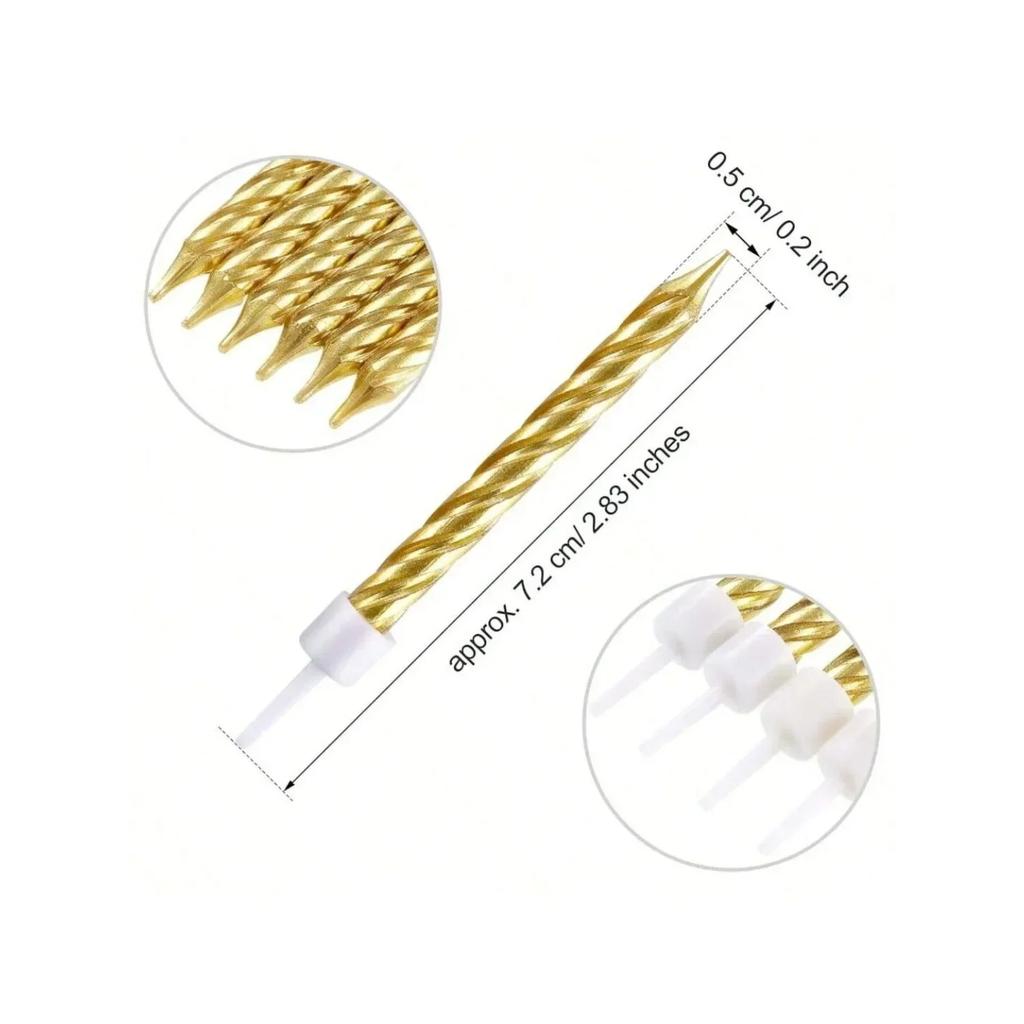 10 шт. Градиентные свечи для торта на день рождения Идеальные рождественские свадебные тематические вечеринки Украшения для торта на день рождения