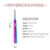 Gelfavor 1PC Full Beauty Cuticle Remover Pusher Trimmer Callus Dead Skin Cut Tools Chameleon Fork Nail Manicure Finger Accessory