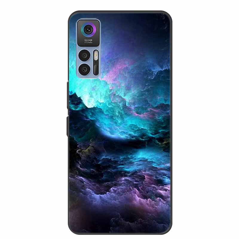 Для TCL 30 Plus Чехол Роскошный Мягкий Силиконовый Задний Чехол Чехол для Телефона для TCL 30 SE Чехол TCL 30 5G для TCL 30+ Защитный Чехол T676J Fundas
